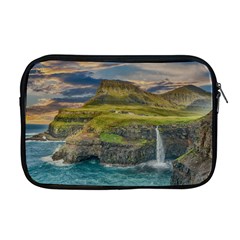 Coastline Waterfall Landscape Apple Macbook Pro 17  Zipper Case by Celenk