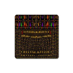 Hot As Candles And Fireworks In Warm Flames Square Magnet by pepitasart