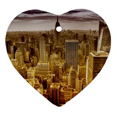 New York Empire State Building Ornament (heart) by Celenk