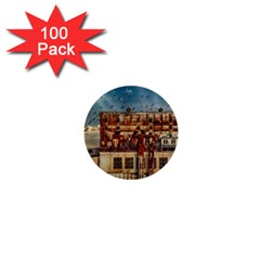 Ruin Abandoned Building Urban 1  Mini Buttons (100 Pack)  by Celenk