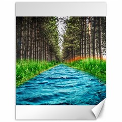 River Forest Landscape Nature Canvas 12  X 16   by Celenk