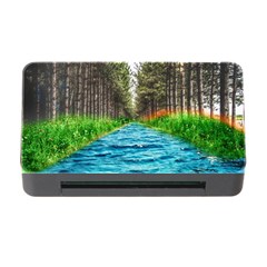 River Forest Landscape Nature Memory Card Reader With Cf by Celenk
