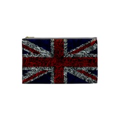 Union Jack Flag Uk Patriotic Cosmetic Bag (small)  by Celenk