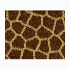 Background Texture Giraffe Small Glasses Cloth by Celenk