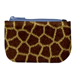 Background Texture Giraffe Large Coin Purse by Celenk