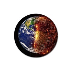 Climate Change Global Warming Magnet 3  (round) by Celenk