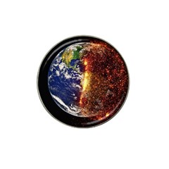 Climate Change Global Warming Hat Clip Ball Marker by Celenk