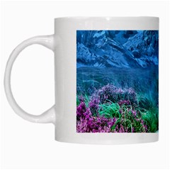 Pathway Nature Landscape Outdoor White Mugs by Celenk