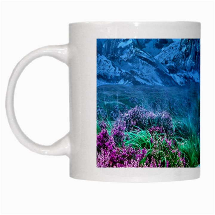 Pathway Nature Landscape Outdoor White Mugs