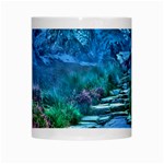 Pathway Nature Landscape Outdoor White Mugs Center