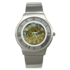 Rice Field China Asia Rice Rural Stainless Steel Watch by Celenk