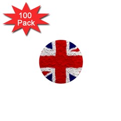 Union Jack Flag National Country 1  Mini Magnets (100 Pack)  by Celenk