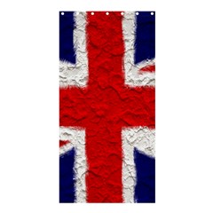 Union Jack Flag National Country Shower Curtain 36  X 72  (stall)  by Celenk