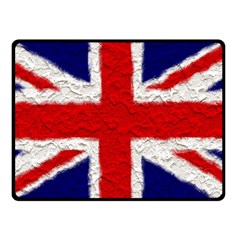 Union Jack Flag National Country Double Sided Fleece Blanket (small)  by Celenk