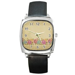 Shabby Country Square Metal Watch by NouveauDesign