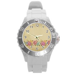 Shabby Country Round Plastic Sport Watch (l) by NouveauDesign