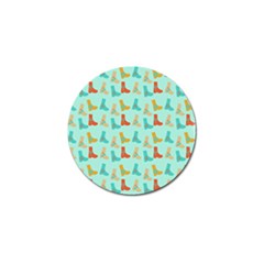 Blue Orange Boots Golf Ball Marker (4 Pack) by snowwhitegirl