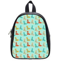 Blue Orange Boots School Bag (small) by snowwhitegirl