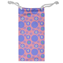 Pink Retro Dots Jewelry Bag