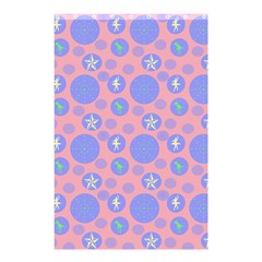 Pink Retro Dots Shower Curtain 48  X 72  (small)  by snowwhitegirl