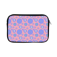 Pink Retro Dots Apple Ipad Mini Zipper Cases