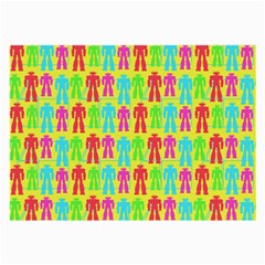 Colorful Robots Large Glasses Cloth (2-side)