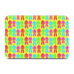 Colorful Robots Plate Mats by snowwhitegirl