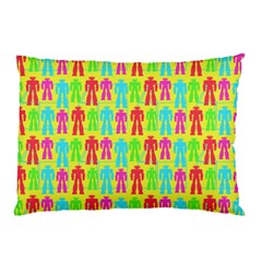 Colorful Robots Pillow Case (two Sides)