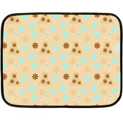 Beige Dress Double Sided Fleece Blanket (mini)  by snowwhitegirl