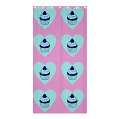 Cupcakes In Pink Shower Curtain 36  X 72  (stall) 