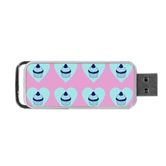 Cupcakes In Pink Portable Usb Flash (two Sides)