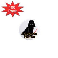 Darth Vader Cat 1  Mini Magnets (100 Pack)  by Valentinaart