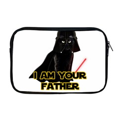 Darth Vader Cat Apple Macbook Pro 17  Zipper Case by Valentinaart