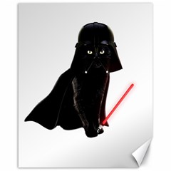 Darth Vader Cat Canvas 16  X 20   by Valentinaart