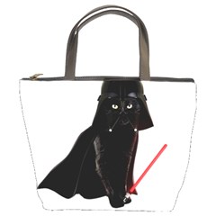 Darth Vader Cat Bucket Bags by Valentinaart