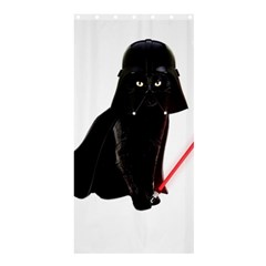 Darth Vader Cat Shower Curtain 36  X 72  (stall)  by Valentinaart