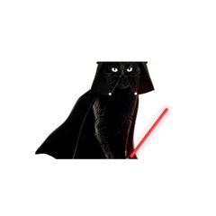 Darth Vader Cat Satin Wrap by Valentinaart