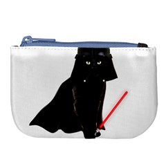 Darth Vader Cat Large Coin Purse by Valentinaart