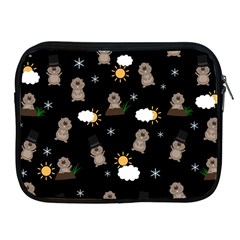 Groundhog Day Pattern Apple Ipad 2/3/4 Zipper Cases by Valentinaart