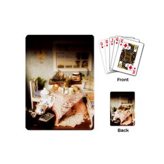 Dollhouse Christmas Playing Cards (mini)  by snowwhitegirl