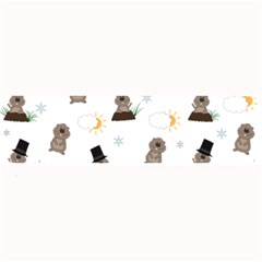 Groundhog Day Pattern Large Bar Mats