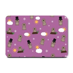 Groundhog Day Pattern Small Doormat 