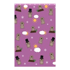 Groundhog Day Pattern Shower Curtain 48  x 72  (Small) 