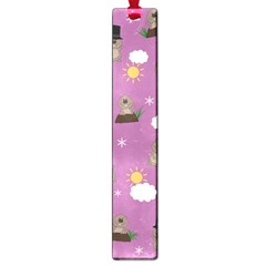 Groundhog Day Pattern Large Book Marks