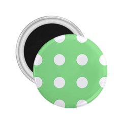 Lime Dot 2 25  Magnets by snowwhitegirl