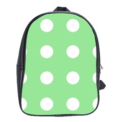 Lime Dot School Bag (large)