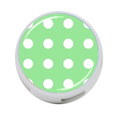 Lime Dot 4-port Usb Hub (one Side)