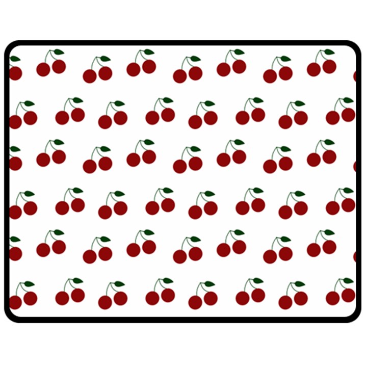 Cherries Double Sided Fleece Blanket (Medium) 