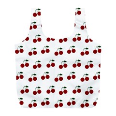 Cherries Full Print Recycle Bags (l)  by snowwhitegirl