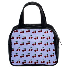Blue Cherries Classic Handbags (2 Sides) by snowwhitegirl